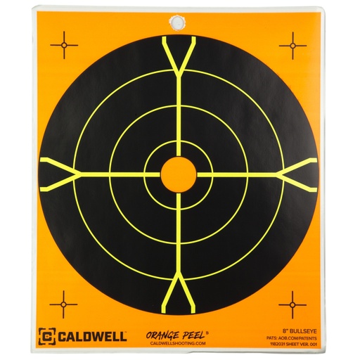 [CAL1166109] CALDWELL BULLSEYE TRGT 8" 5PK