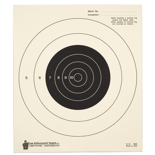 [ACTB-16-100] ACTION TGT BULLSEYE TAG PAPER 100PK