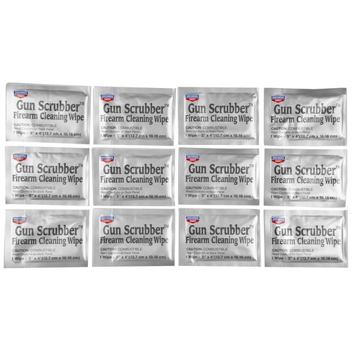 [BC33312] B/C GUN SCRUBBER TAKE ALONG 12WIPES