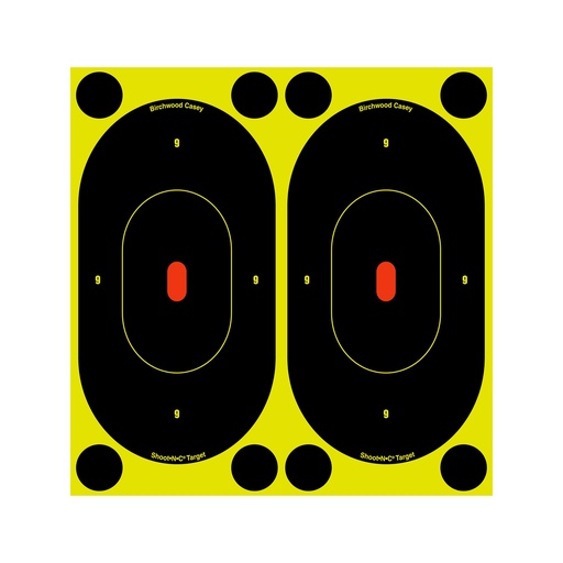 [BC34710-12] B/C SHT-N-C OVAL TGT 12-7"