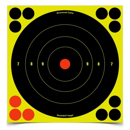[BC34825-30] B/C SHT-N-C RND BULLSEYE TGT 30-8"