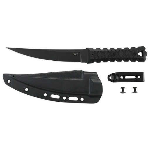 [CRK2927] CRKT HZ6 BLACK 6.50" PLAIN EDGE