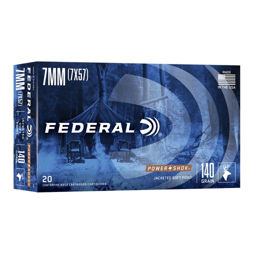 [FE7B] FED PWRSHK 7MMMAU 140GR SP 20/200