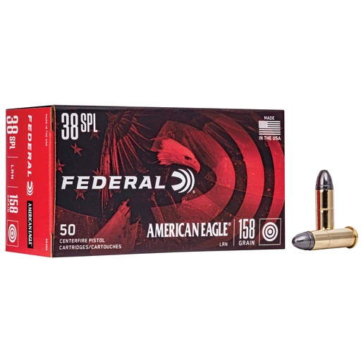 [FEAE38B] FED AM EAGLE 38SPL 158GR LRN 50/1000