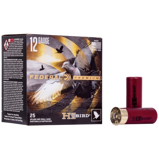 [FEHVF128] FED HI-BIRD 12GA 2.75" #8 25/250