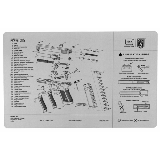 [GLAS10064] GLOCK OEM GEN 5 BENCH MAT
