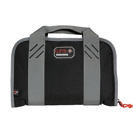 [GOGPS-1107PCCB] GPS DOUBLE COMPACT PISTOL CASE BLACK