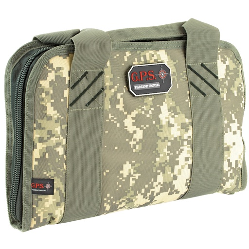 [GOGPS-1308PCDC] GPS DOUBLE PISTOL CASE DIGITAL CAMO
