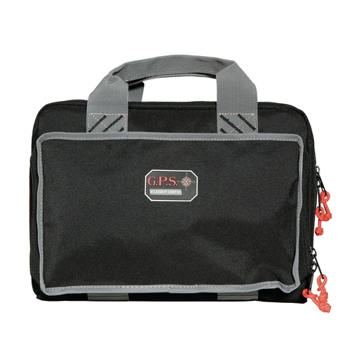 [GOGPS-1310PC] GPS QUAD PISTOL RANGE BAG BLACK