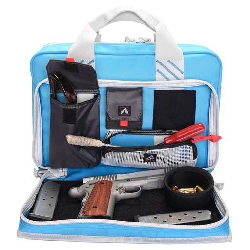 [GOGPS-1310PCRB] GPS QUAD PISTOL BAG ROBIN EGG BLUE