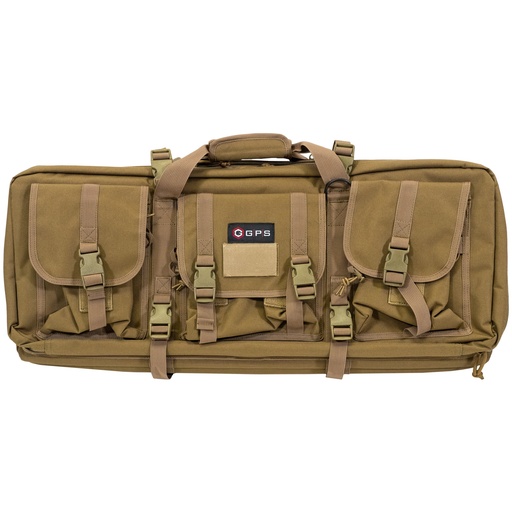 [GOGPS-DRC28-FDE] GPS DOUBLE RIFLE CASE 28" FDE