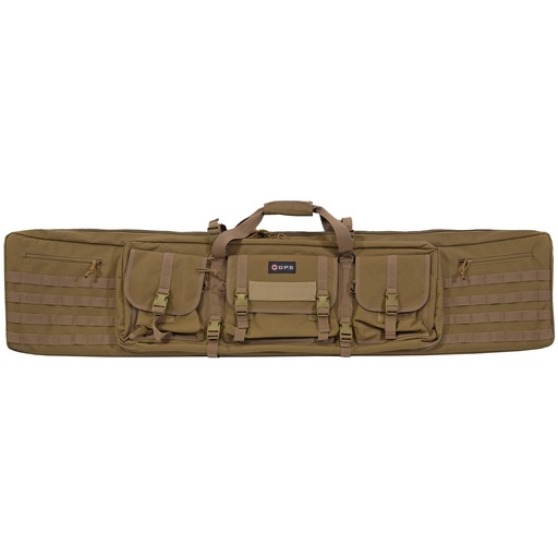 [GOGPS-DRC55-FDE] GPS DOUBLE RIFLE CASE 55" FDE