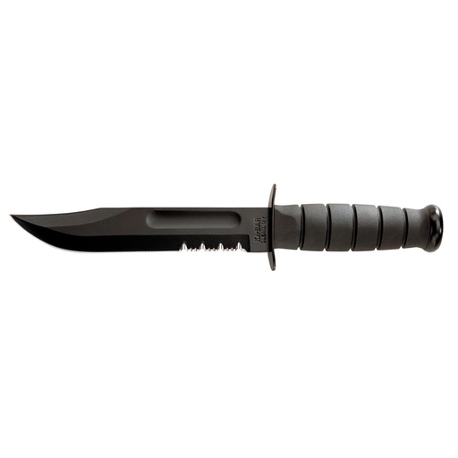 [KBAR1214] KBAR FIGHTING KNF 7" W/SHTH BLK SER