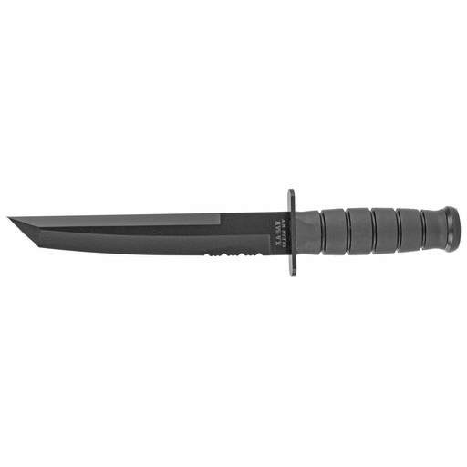 [KBAR1245] KBAR FIGHTING KNF 7" TANTO BLK SER