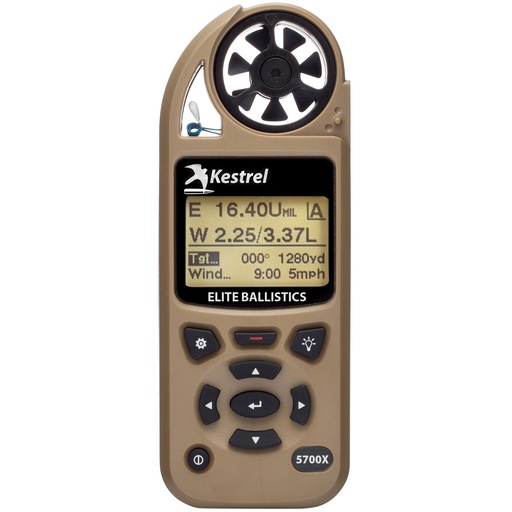 [KES0857XALTANM] KESTREL 5700X ELITE W/BALLISTICS TAN