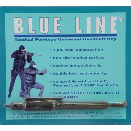 [KF260001] KENGS PEN TYPE HANDCUFF KEY W/CLIP