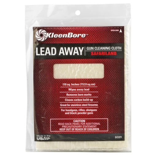[KLBGC221] KLEEN BR LEAD AWAY GUN CLOTH