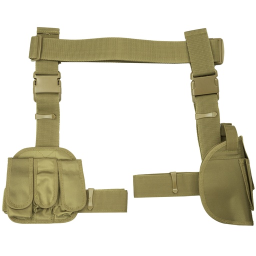 [NSTARCV2908T] NCSTAR DROP LEG HOLSTER MAG HLDR TAN