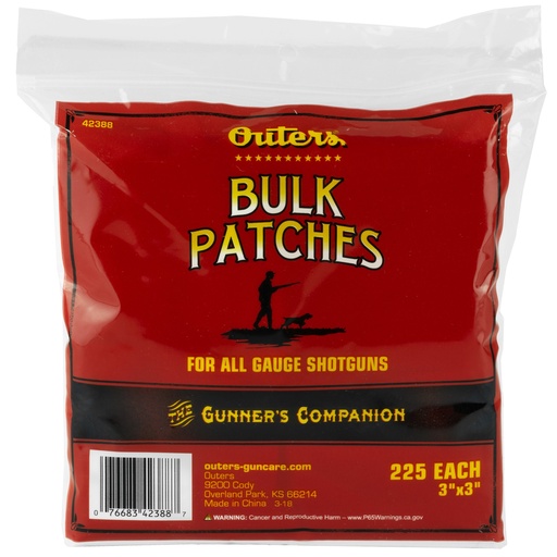 [OUT42388] OUTERS PATCHES SHOTGUN 225CT