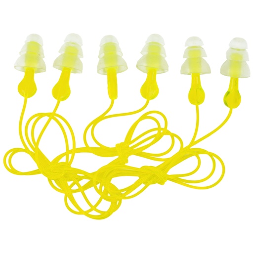 [PEL97317] PELTOR REUSE TRI-FLANGE EARPLUGS 3PK