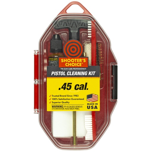 [SHCSRS-45] SHOOTERS CHOICE 45CAL PISTOL CLN KIT