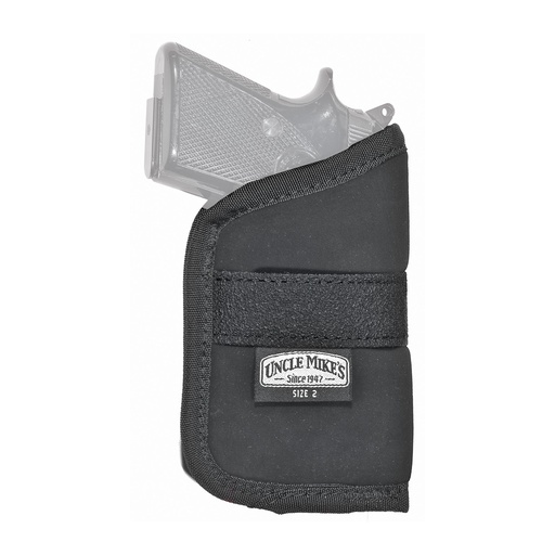 [UM8744-2] U/M INSIDE POCKET HLSTR SZ 2 BLK AMB