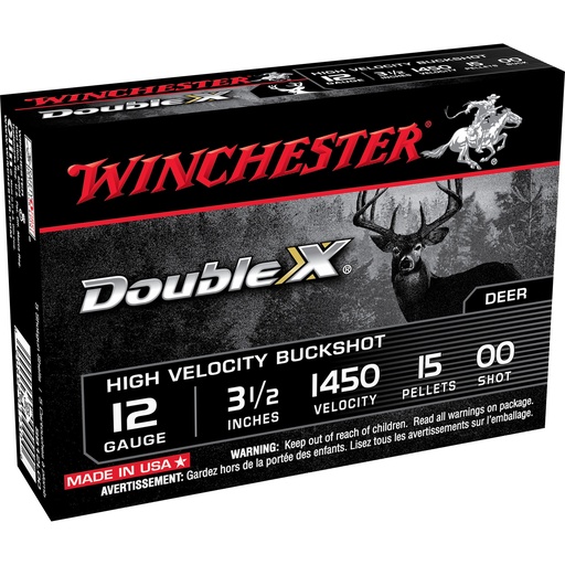 [WNSB12L00] WIN DBLX 12GA 3.5" 00BK 15PLT 5/250