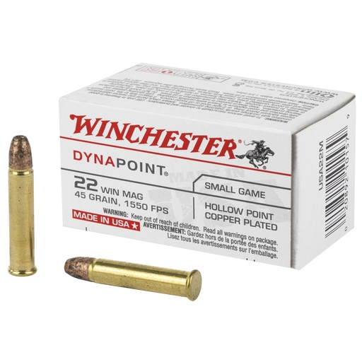 [WNUSA22MBX] WIN USA 22 WMR 45GR DYNAPNT 50/2000