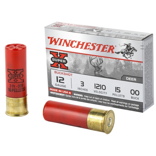 [WNXB12300] WIN SUPERX 12GA 3" 00BK 15P 5/250