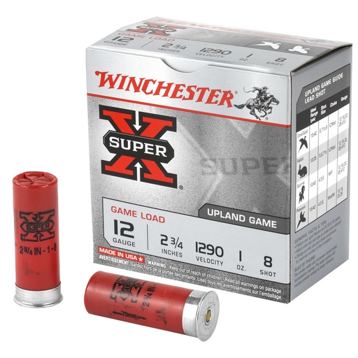 [WNXU128BX] WIN SPRX 12GA 2.75" #8 25/250