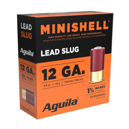 [AGA1CHB1386] AGUILA MINISHELL 12GA SLUG 25/250