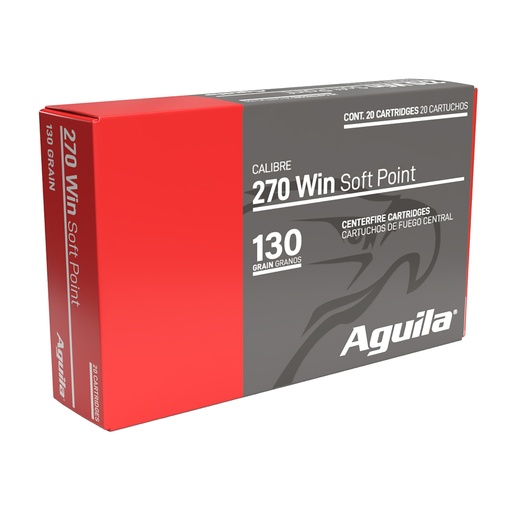 [AGA8053AG] AGUILA 270 WIN 130GR SP 20/200