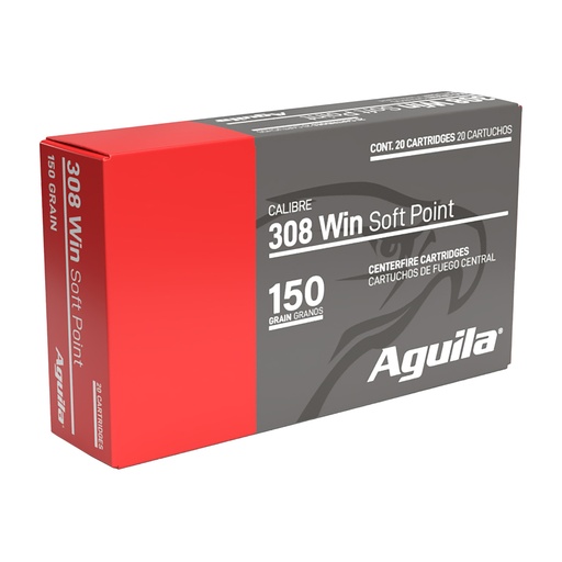 [AGA8090AG] AGUILA 308WIN 150GR SP 20/200