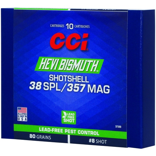 [CCI3738B] CCI 38/357 BISMUTH SHOTSHELL 10/200