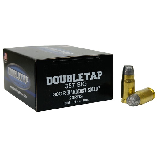 [DBT357S180HC] DBLTAP 357SIG 180GR HARDCAST 20/1000