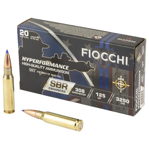 [F308SBRA] FIOCCHI HYPR SBR 308WIN 125GR 20/200