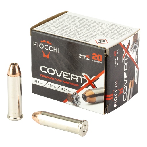[F357CCWA] FIOCCHI COVERT X 357MAG 125GR 20/200