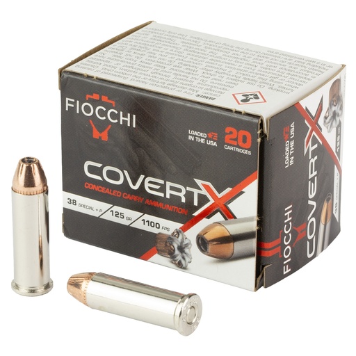 [F38CCWA] FIOCCHI COVERTX 38SPL+P 125GR 20/200