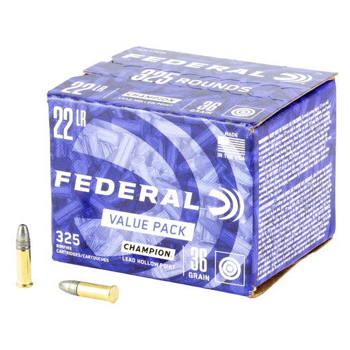 [FE749] FED 22LR 36GR LEAD HP 325 CT