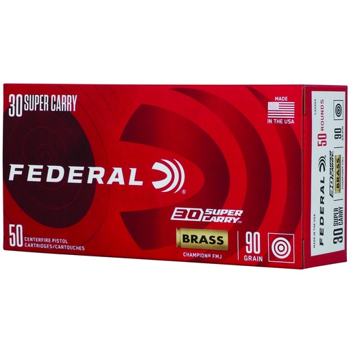 [FEC3090A] FED CHAMP 30 SUPER CARRY 90GR FMJ