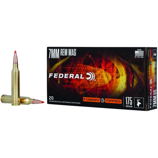 [FEF7RTFS2] FUSION TIPPED 7MM REM 175GR 20/200
