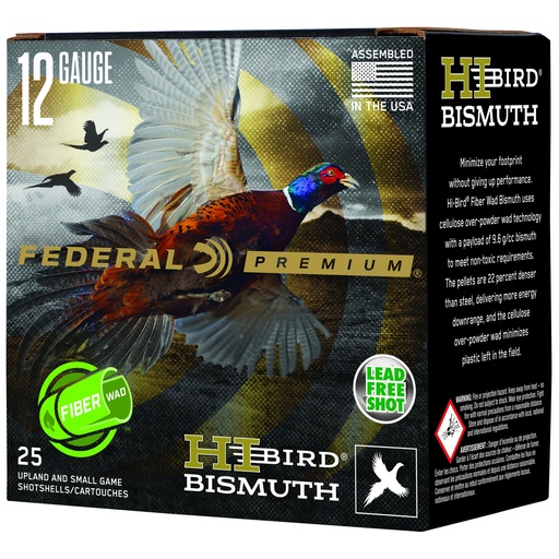 [FEHVFB12HW5] FED HI-BIRD 12GA 2.75" #5 25/250