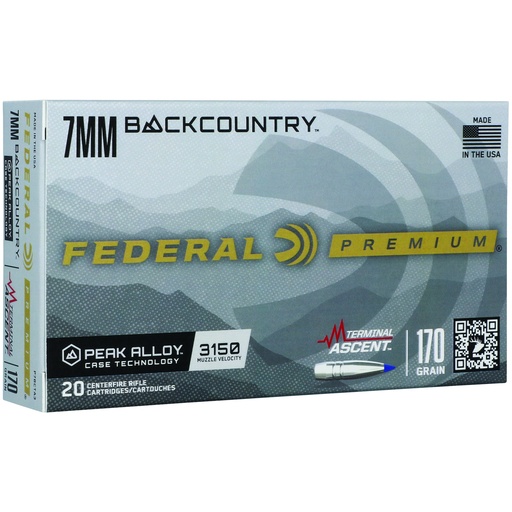 [FEP7BCTA3] FED TERM ASCENT 7MM BC 170GR 20/200