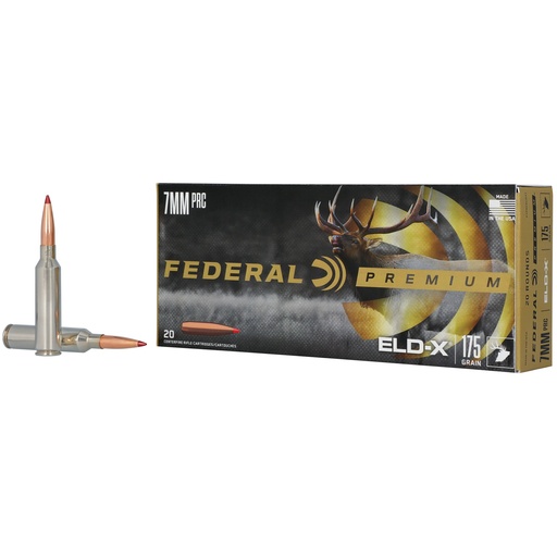 [FEP7PRCELDX1] FED PRM 7MM PRC 175GR ELD-X 20/200