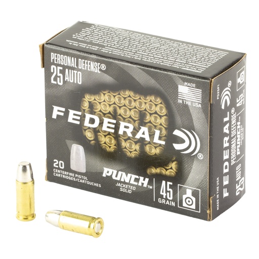 [FEPD25P1] FED PUNCH 25 AUTO 45GR SLD 20/200
