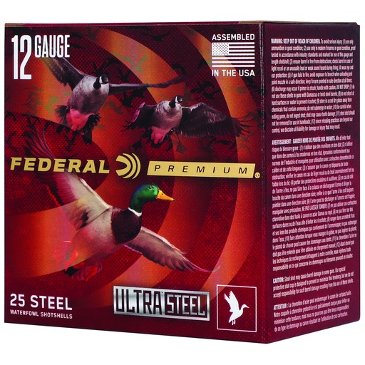 [FEPWUX1422] FED ULT STL 12GA 3" 1.25OZ #2 25/250