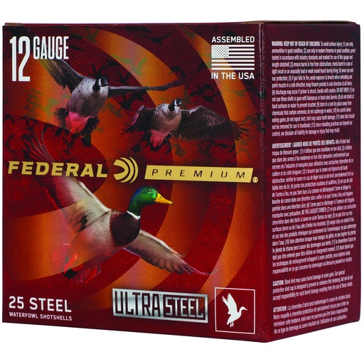 [FEPWUX142BB] FED ULT STL 12GA 3" 1.25OZ BB 25/250