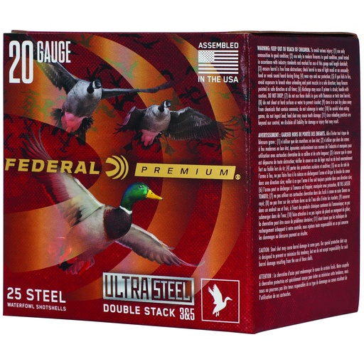 [FEPWUX20935] FED ULT STL 20GA 3" 1OZ #3/#5 25/250