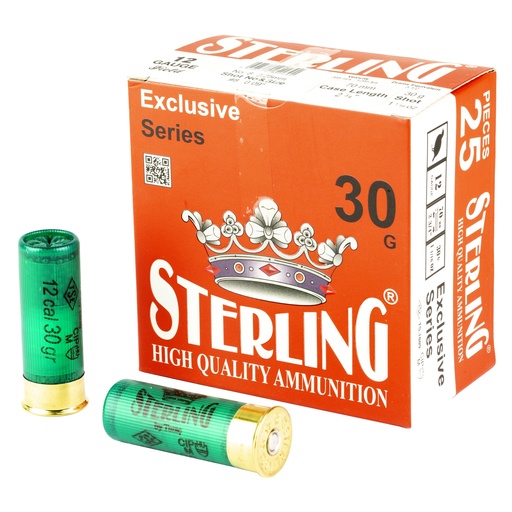 [GLOSRL8698779950644] STERLING EXCLSV 12GA 2.75" #8 25/250