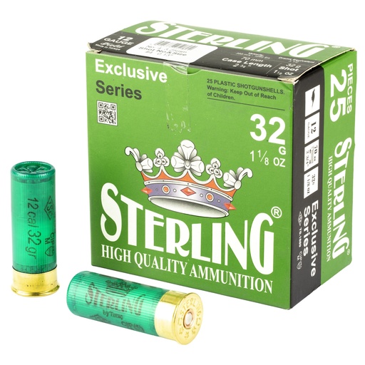 [GLOSRL8698779950804] STERLING EXCLSV 12GA 2.75" #4 25/250